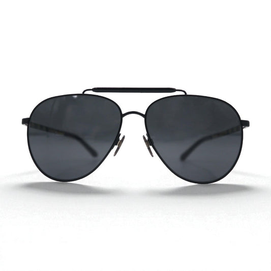 BURBERRY ダブルブリッジ ティアドロップ サングラス メタルフレーム B3097 1007/5V 59-14 145 3N ノバチェック イタリア製