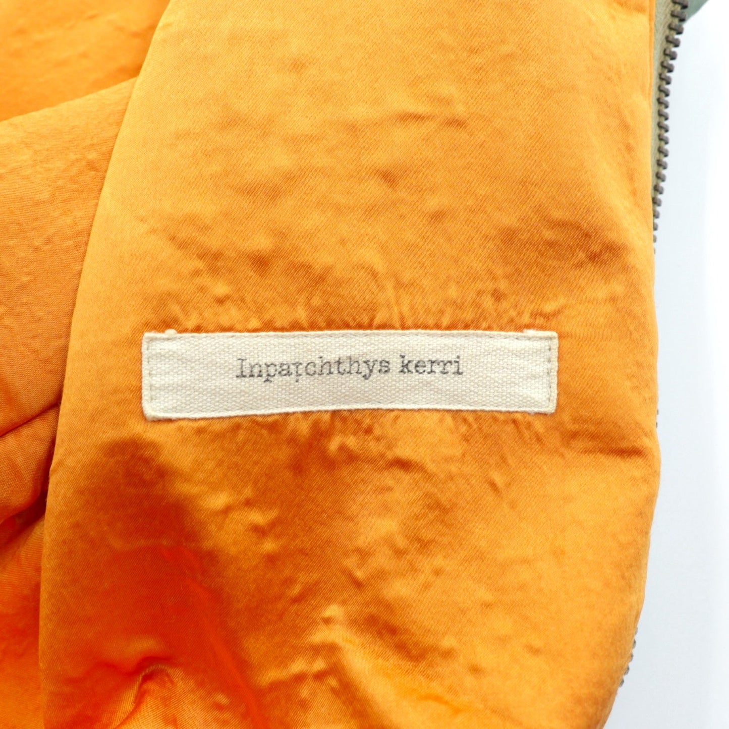 Japan Vintage Flight Jacket Inpaichthys kerri MA-1 ダメージ加工 フライトジャケット S カーキ 日本製