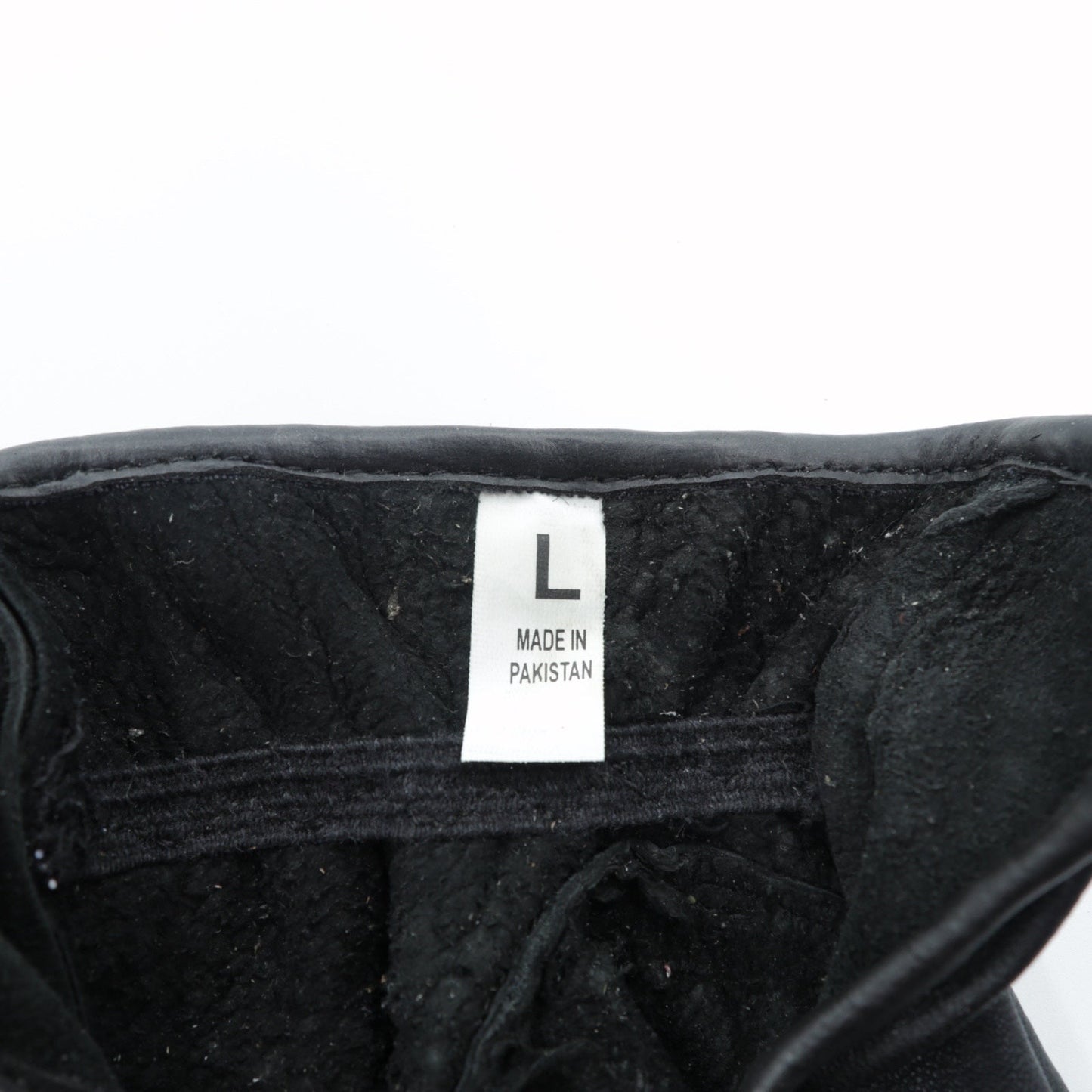 Vintage Leather Glove ドライビング グローブ 手袋 L ブラック レザー