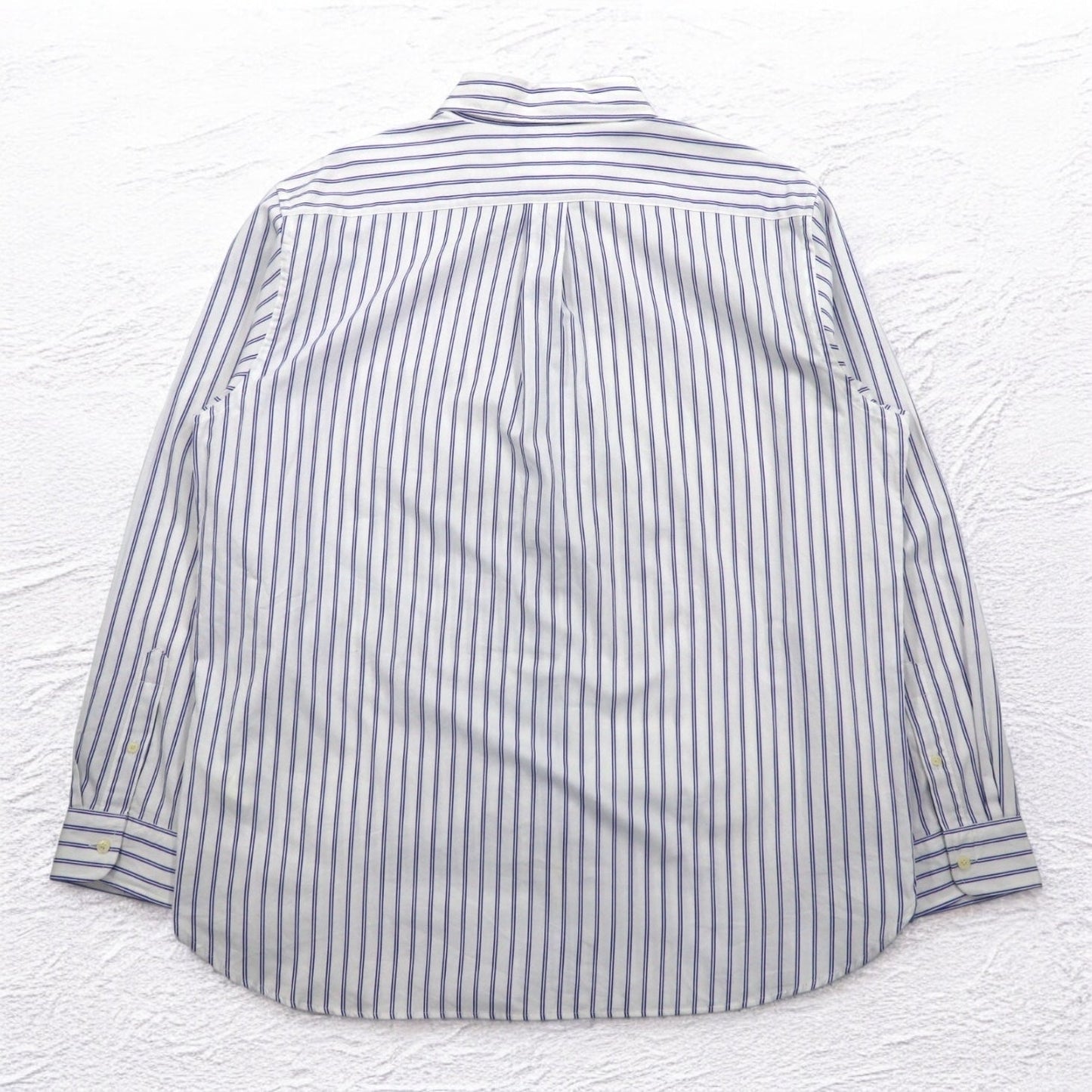 CHAPS ボタンダウンシャツ XL ホワイト ストライプ コットン 胸ポケット 未使用品