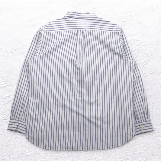 CHAPS ボタンダウンシャツ XL ホワイト ストライプ コットン 胸ポケット 未使用品