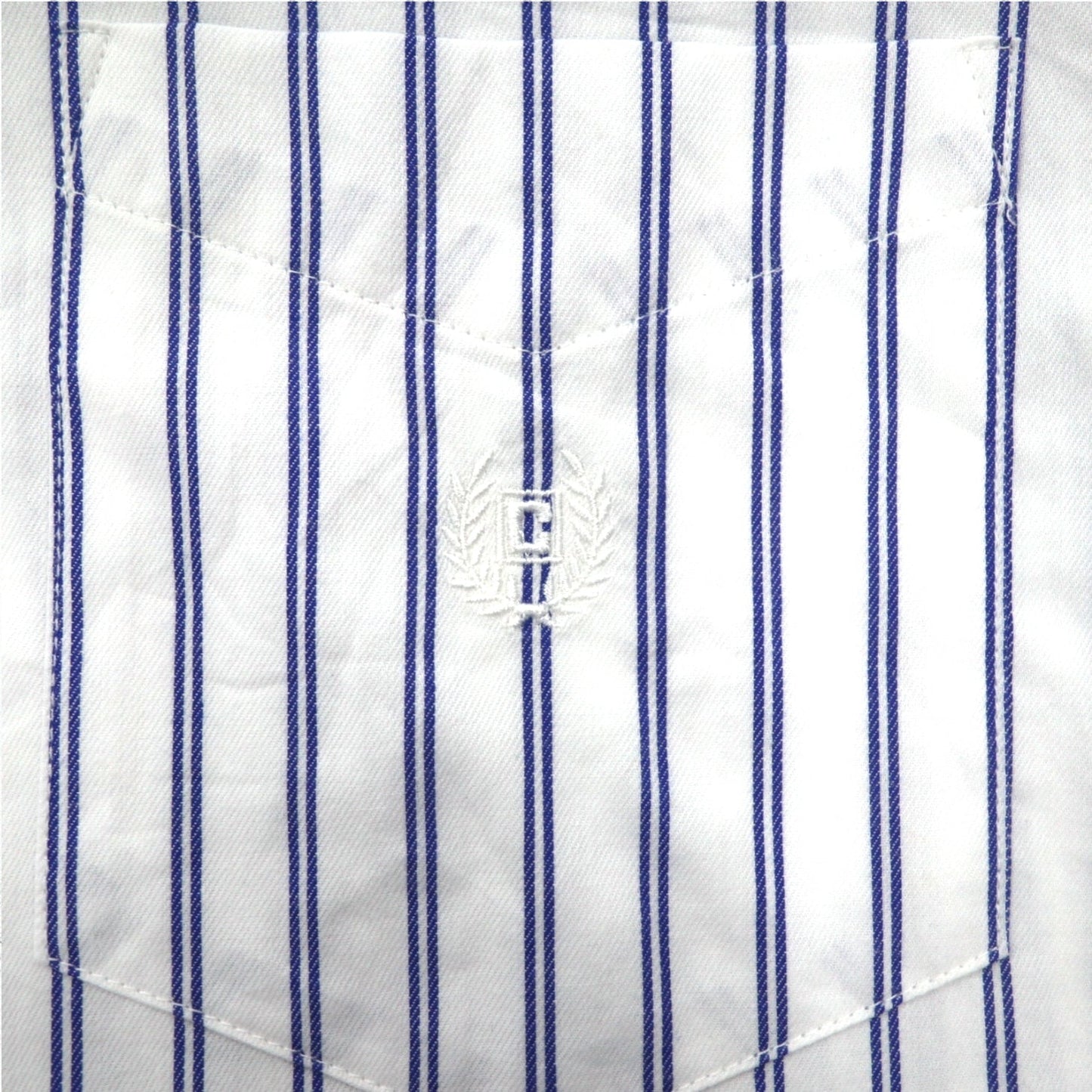 CHAPS ボタンダウンシャツ XL ホワイト ストライプ コットン 胸ポケット 未使用品