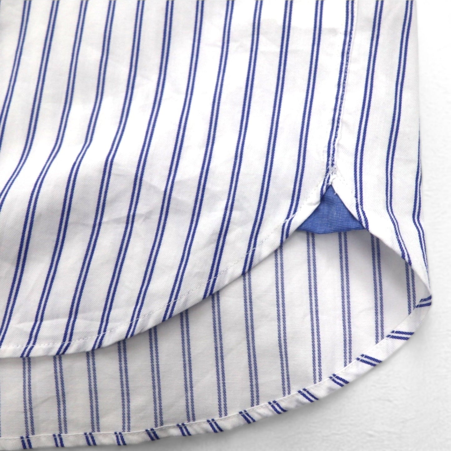 CHAPS ボタンダウンシャツ XL ホワイト ストライプ コットン 胸ポケット 未使用品