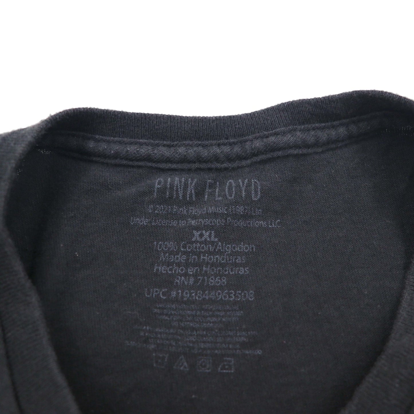 Pink Floyd Rock Band T-Shirt, Size 2XL, Black Cotton