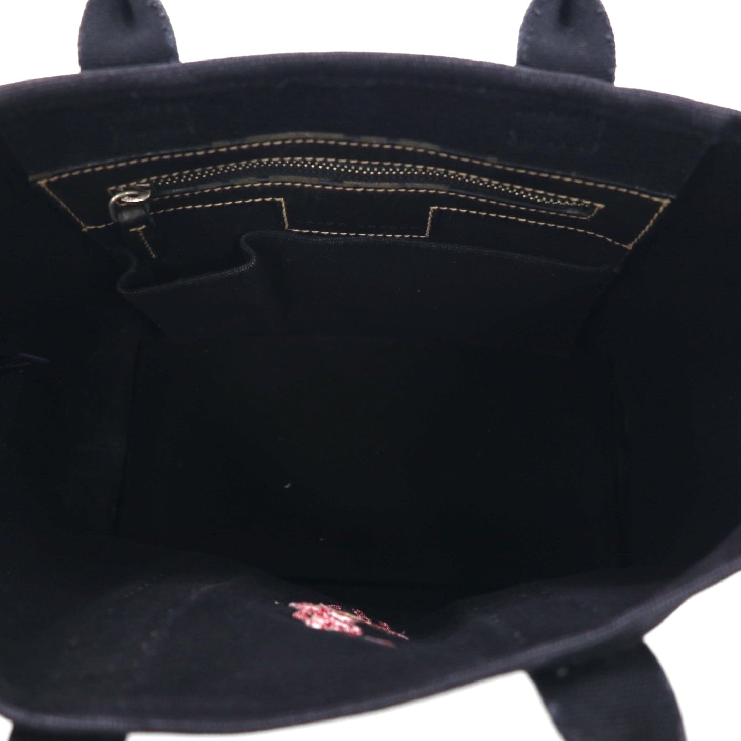 Ralph Lauren ビッグポニー 刺繍 キャンバス トートバッグ ブラック コットン