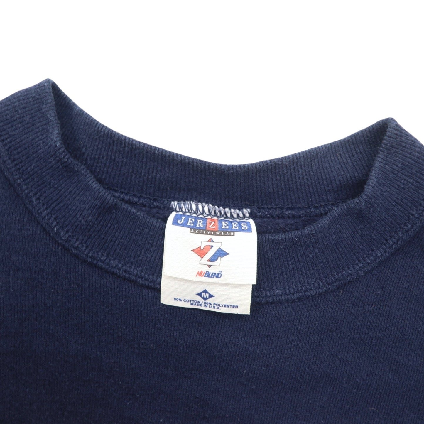 JERZEES 90s USA Made NFL Print Sweatshirt, Size M, Navy, Fleece-Lined, SUPER BOWL DENVER BRONCOS