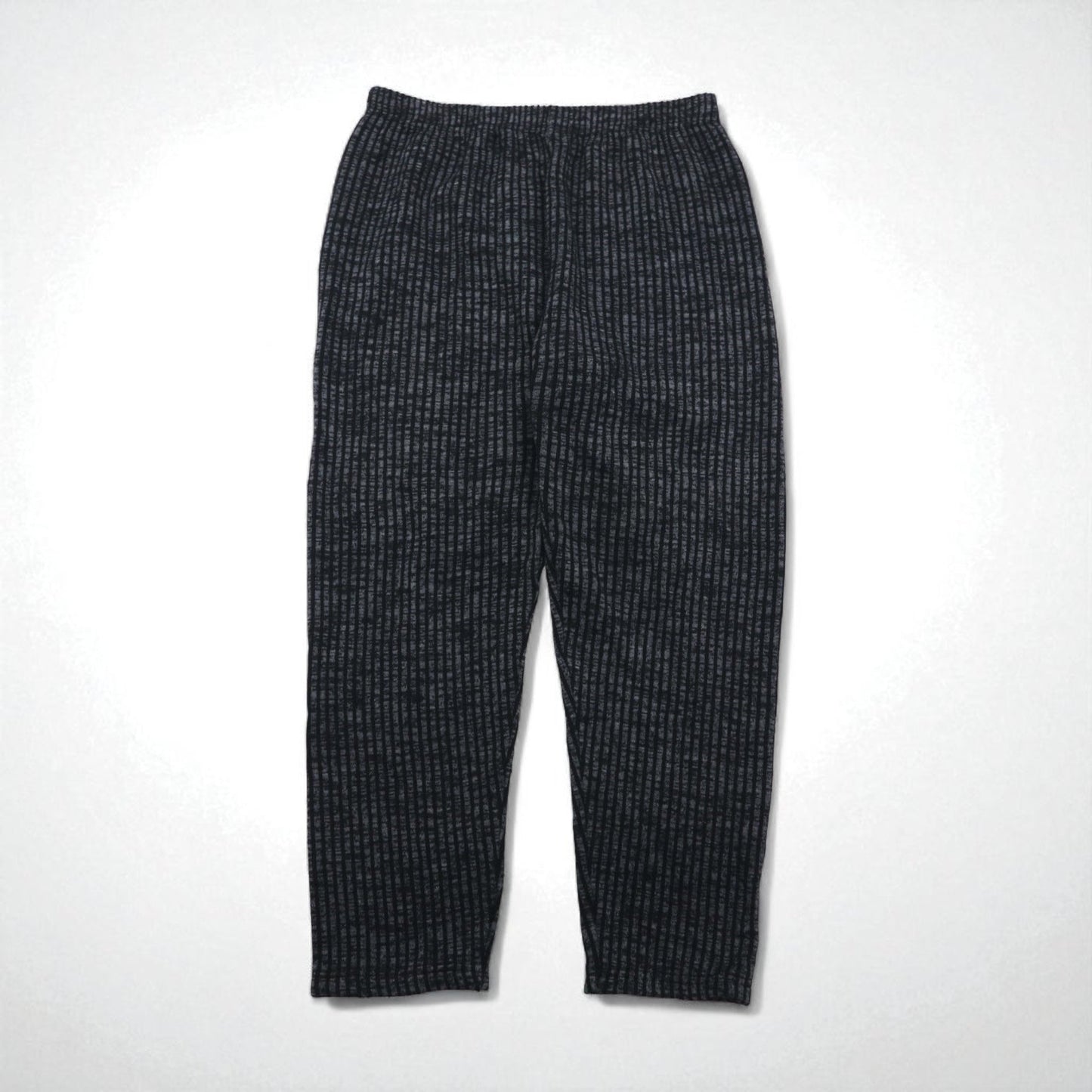 90s France Vintage Easy Wide Pants フランス製 ワイド イージーパンツ L ストライプ ストレッチ テーパード