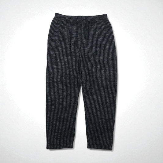 90s France Vintage Easy Wide Pants フランス製 ワイド イージーパンツ L ストライプ ストレッチ テーパード