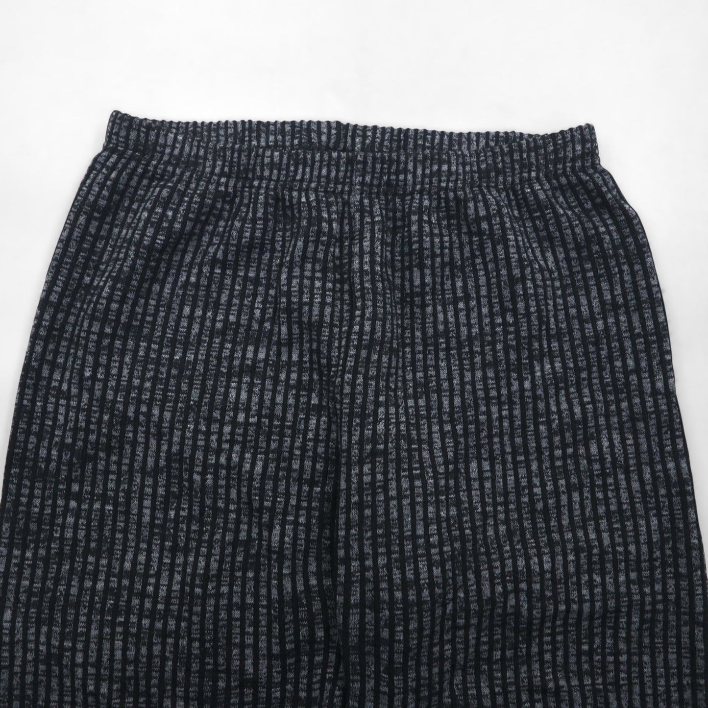 90s France Vintage Easy Wide Pants フランス製 ワイド イージーパンツ L ストライプ ストレッチ テーパード