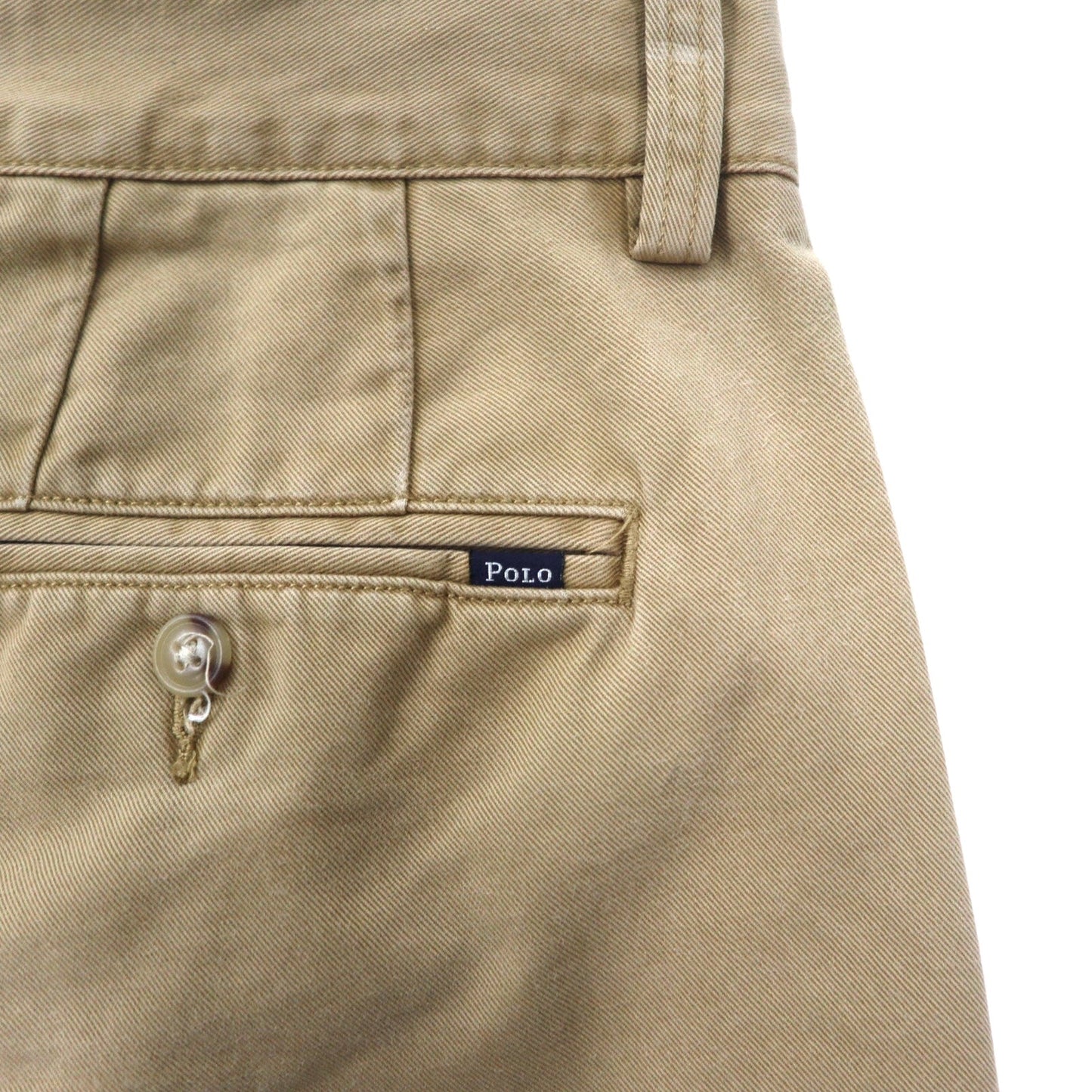 POLO RALPH LAUREN Polo Chino Classic Fit Chino Shorts, Size 34, Beige Cotton