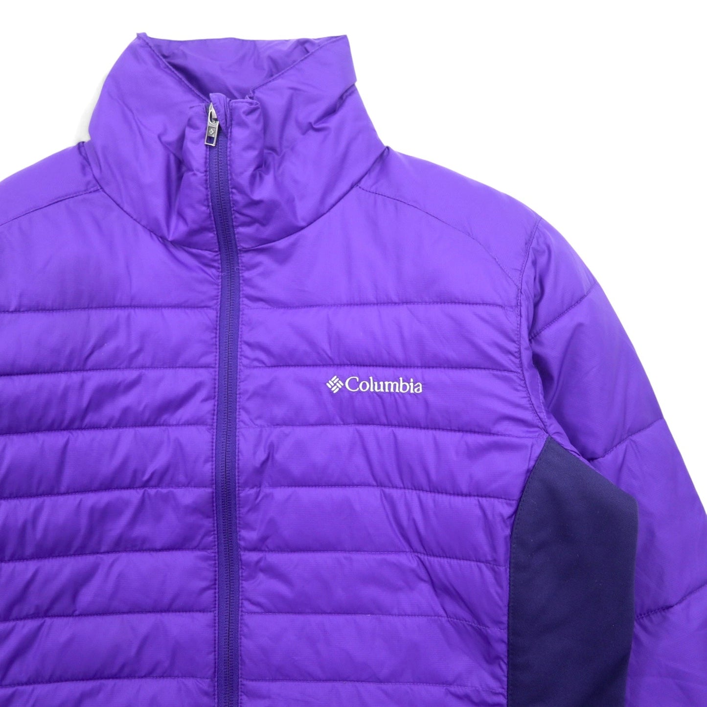 Columbia Powder Pillow Hybrid Jacket (WL5341), Size XL, Purple, Nylon Quilted Down Jacket