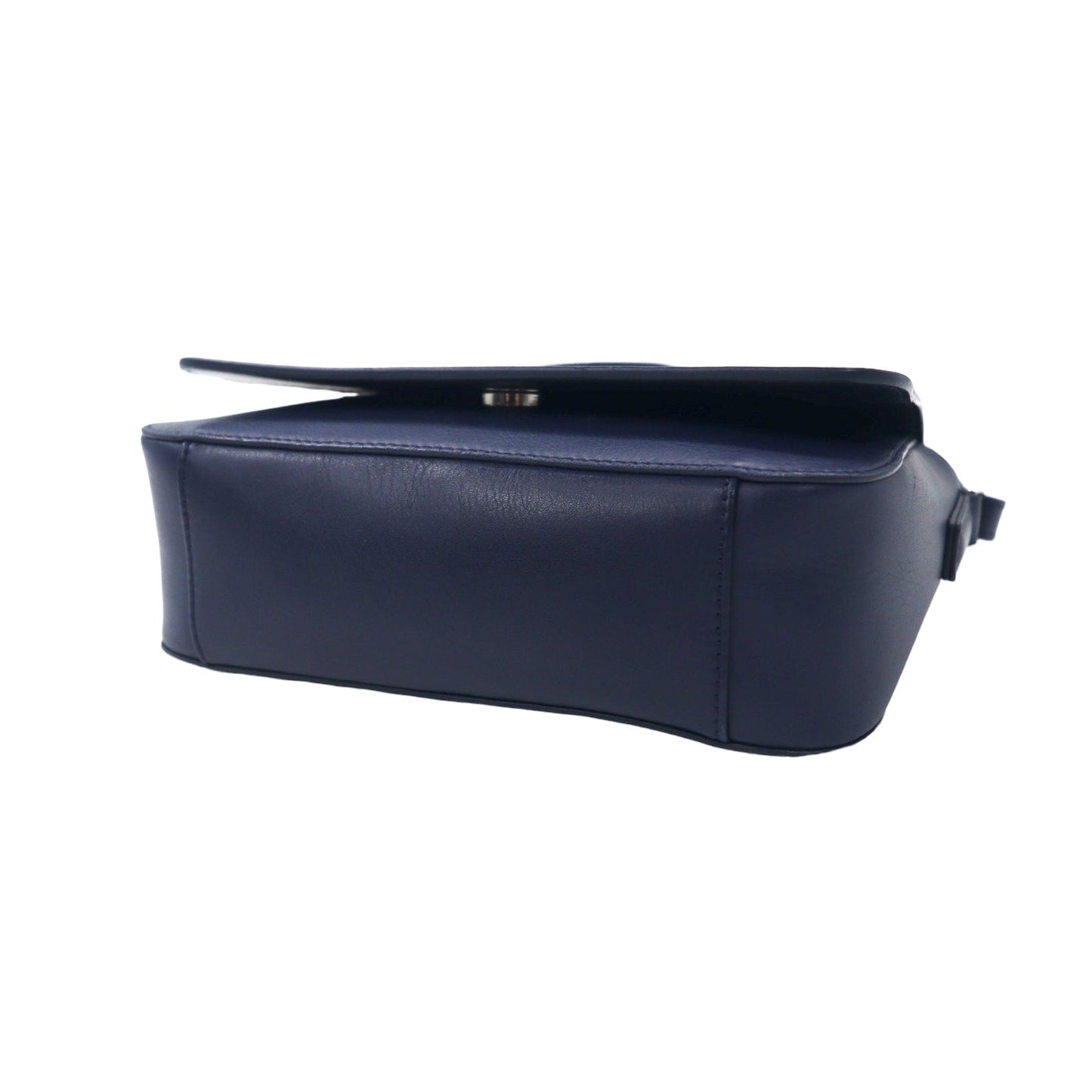 agnes b. Leather Shoulder Bag, Navy Cowhide Leather, LS15-02