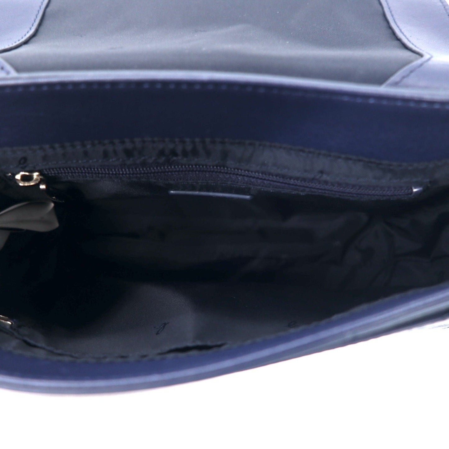agnes b. Leather Shoulder Bag, Navy Cowhide Leather, LS15-02