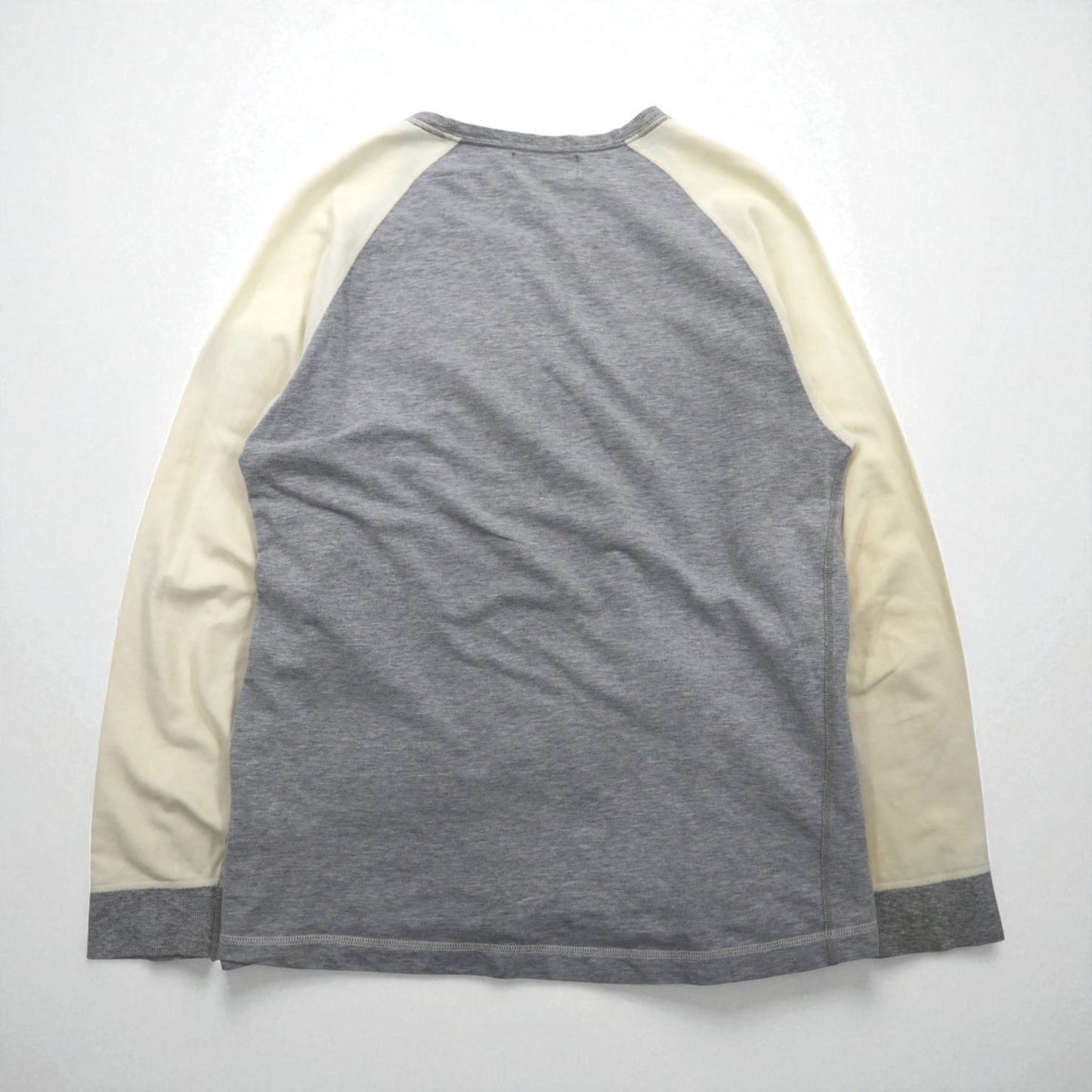 Polo Ralph Lauren 90年代 ライトウェイト 前V ラグラン スウェット トレーナー L グレー スモールポニー刺繡