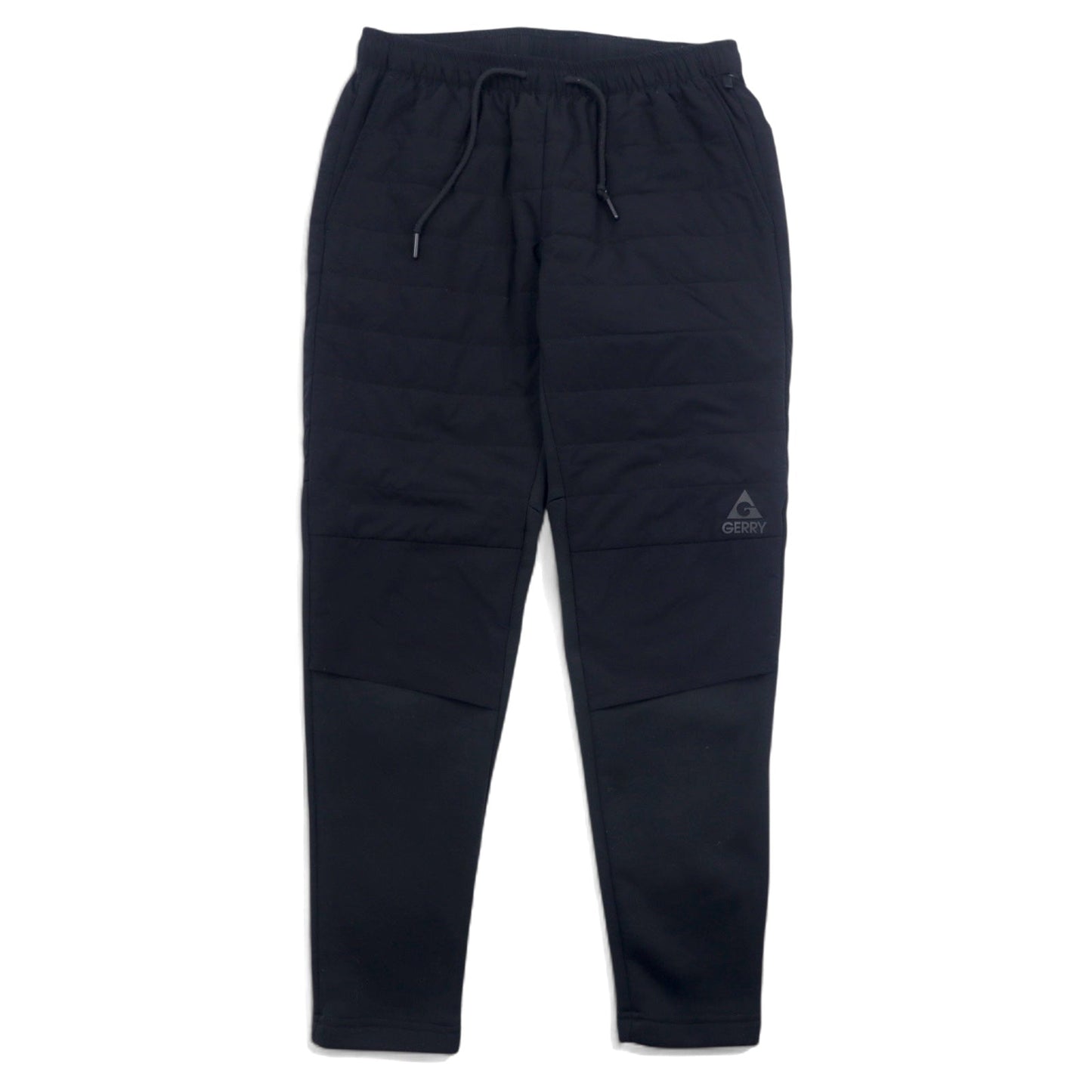 GERRY Polystretch Insulated Track Pants, Size L, Black, Polyester Fill, Stretch, Water-Repellent
