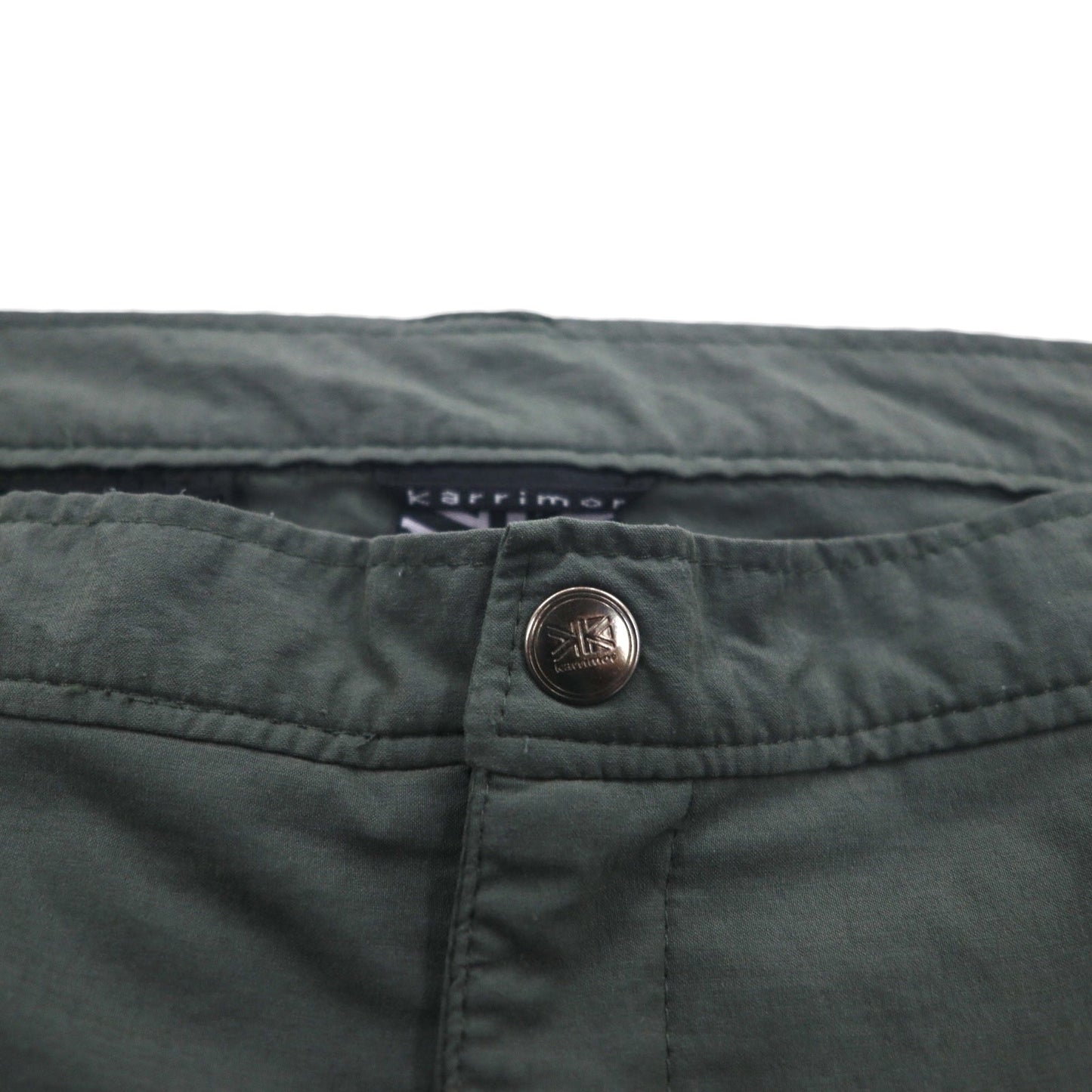 karrimor アウトドア 2WAY コンバーチブル カーゴパンツ ショートパンツ L グレー ナイロン 防水 ストレッチ