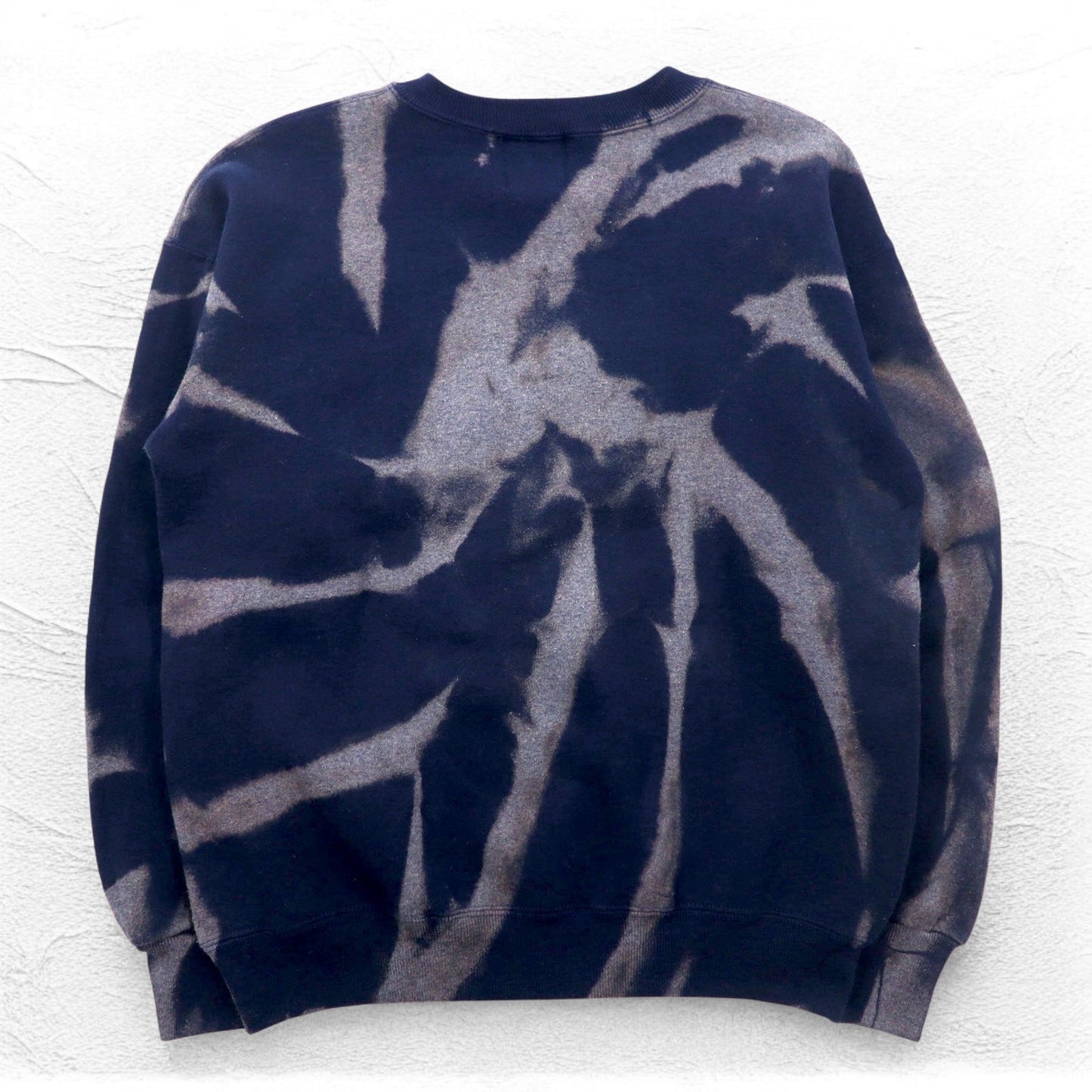 90s Universal Studios Tie-Dye Embroidered Sweatshirt, Size L, Navy, Fleece-Lined