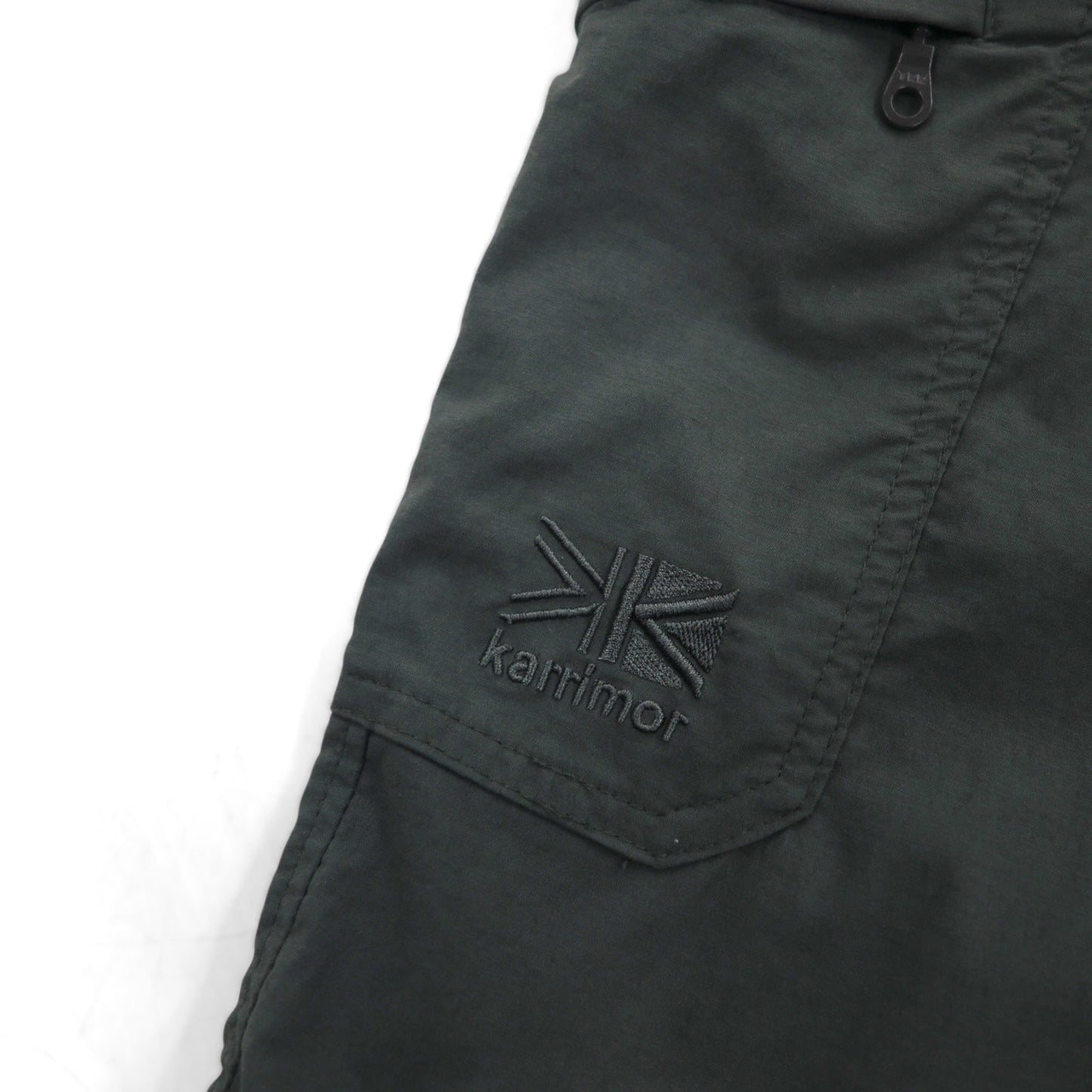 karrimor アウトドア 2WAY コンバーチブル カーゴパンツ ショートパンツ L グレー ナイロン 防水 ストレッチ