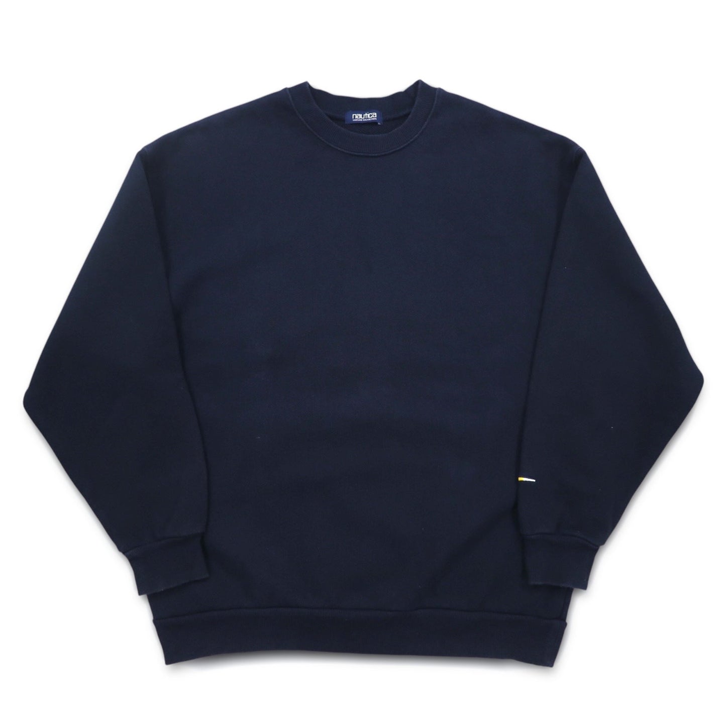 Nautica Vintage Collection Oversized Basic Crew Sweatshirt, Size Small, Navy, Heavyweight, 213-1247