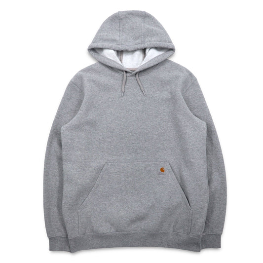 Carhartt Loose-Fit Pullover Hoodie, Size M, Gray, Midweight Cotton, K121, Made in Mexico