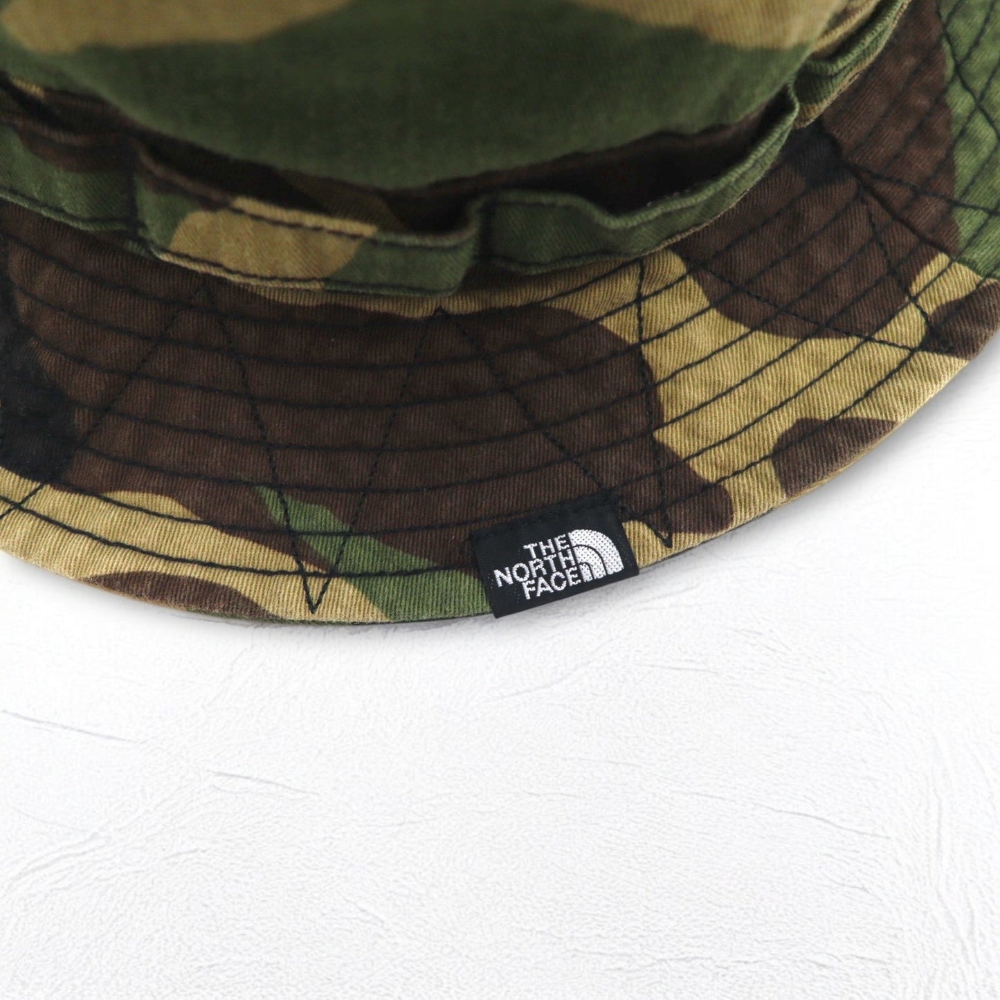 THE NORTH FACE Summer Bucket Hat, Large, Khaki Cotton Camouflage, NN01550