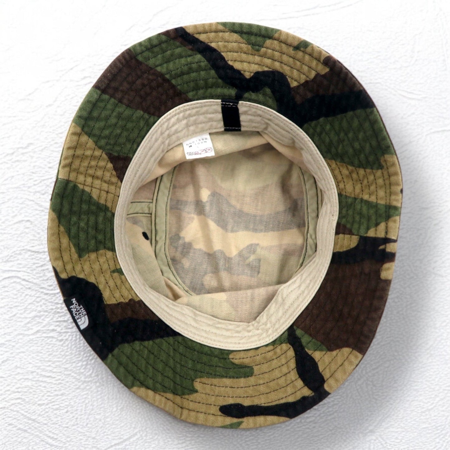 THE NORTH FACE Summer Bucket Hat, Large, Khaki Cotton Camouflage, NN01550
