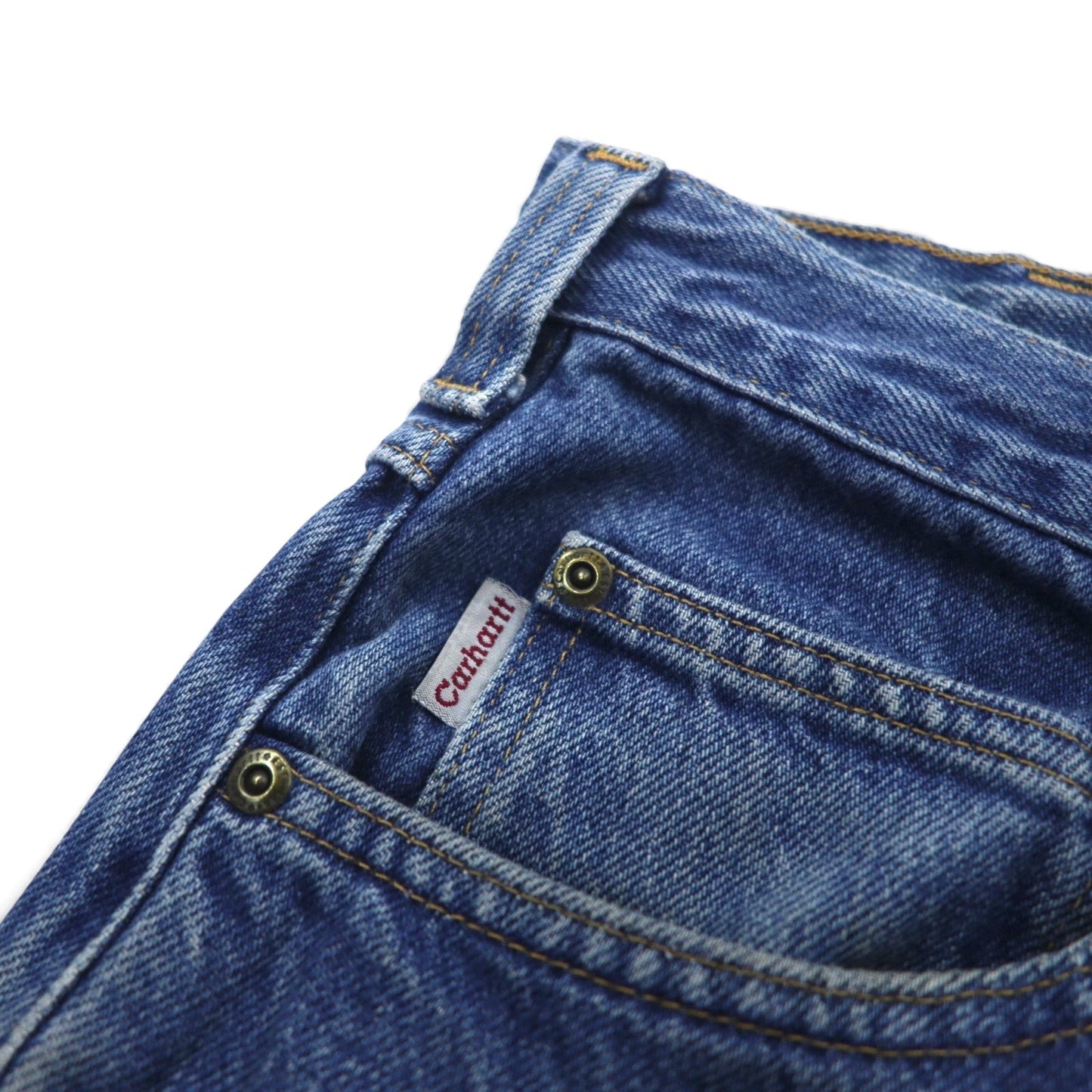 carhartt バギー リラックスフィット デニムパンツ ジーンズ L インディゴ テーパード 381ｰ83