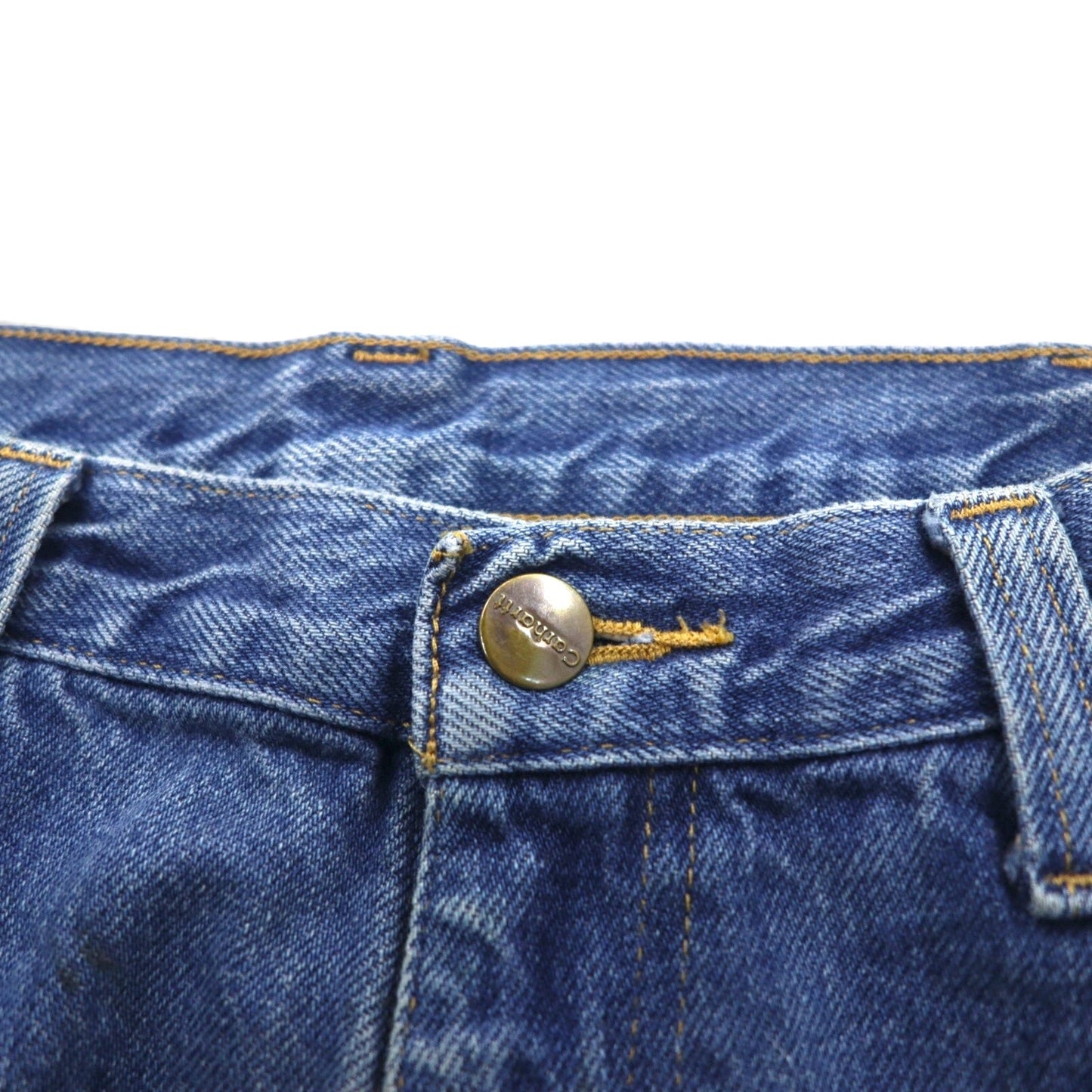 carhartt バギー リラックスフィット デニムパンツ ジーンズ L インディゴ テーパード 381ｰ83