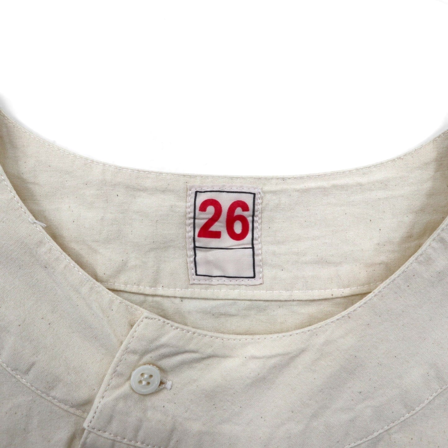 French Farmers Shirt フランス ファーマーズシャツ XL ホワイト 生成り コットン 未使用品 レプリカ