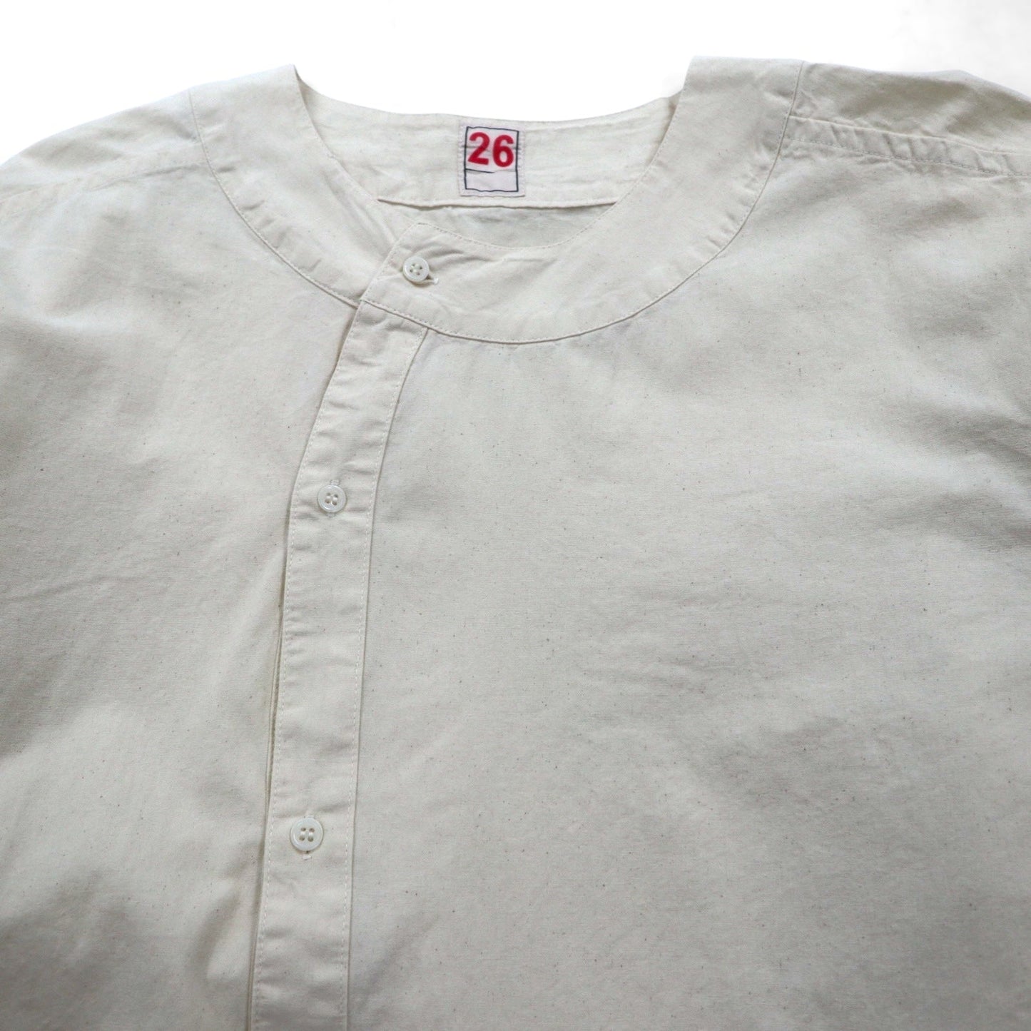 French Farmers Shirt フランス ファーマーズシャツ XL ホワイト 生成り コットン 未使用品 レプリカ