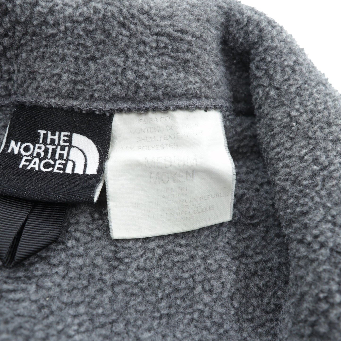 THE NORTH FACE 90年代 フルジップ フリースジャケット M グレー ベンチレーション