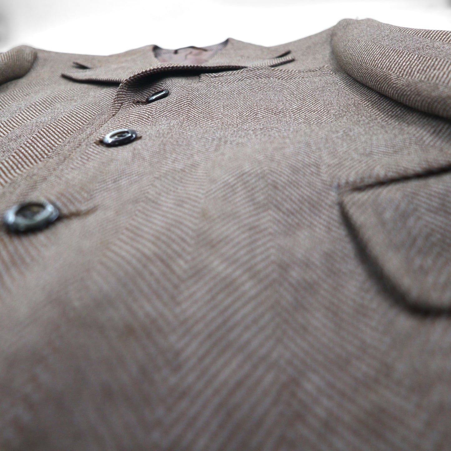 60s USA UNION MADE Vintage Blazer Anderson Little Co. 60年代 USA製 3B テーラードジャケット ブレザー L ヘリンボーン