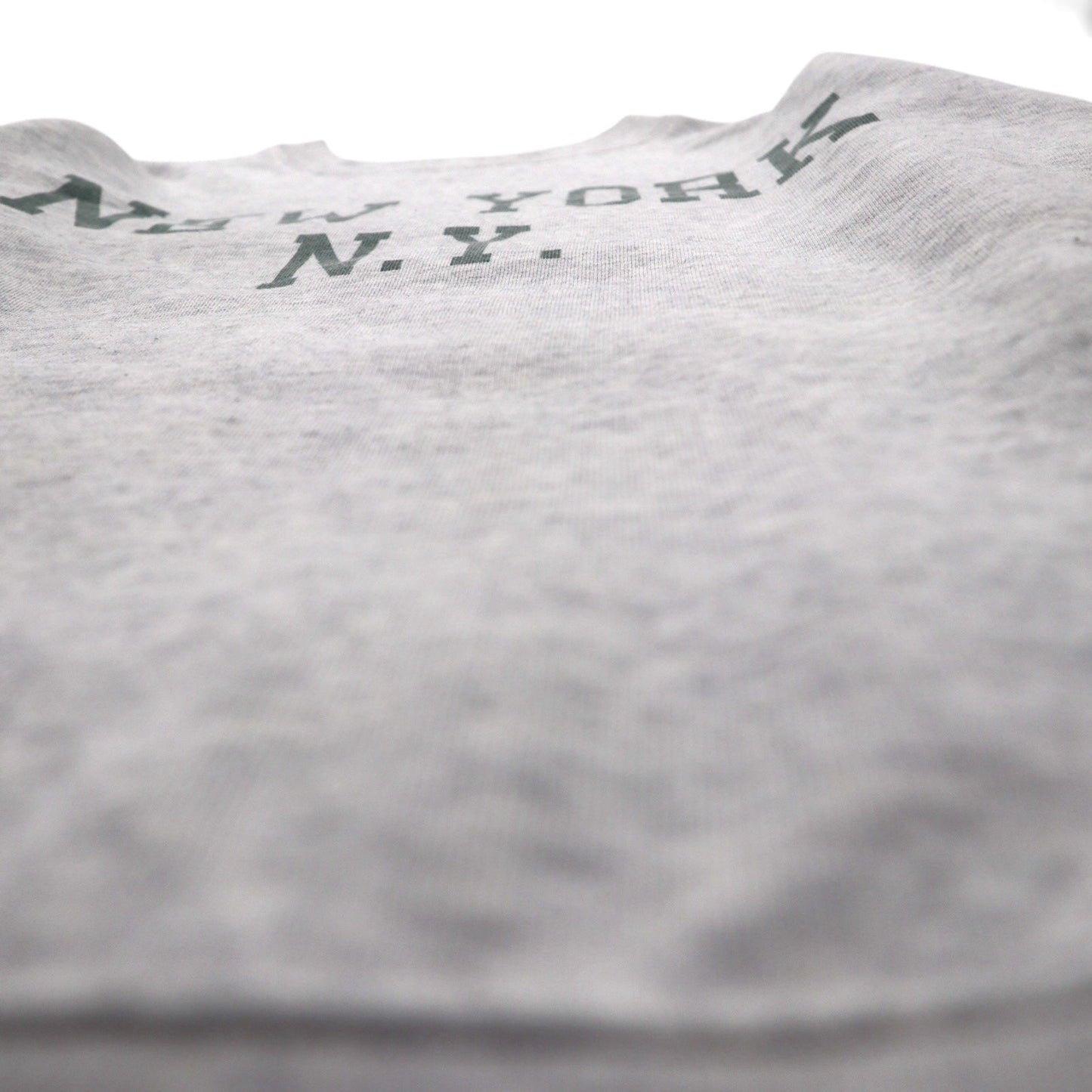 Vintage Sweatshirt NEW YORK 染み込み プリント スウェット トレーナー M グレー コットン