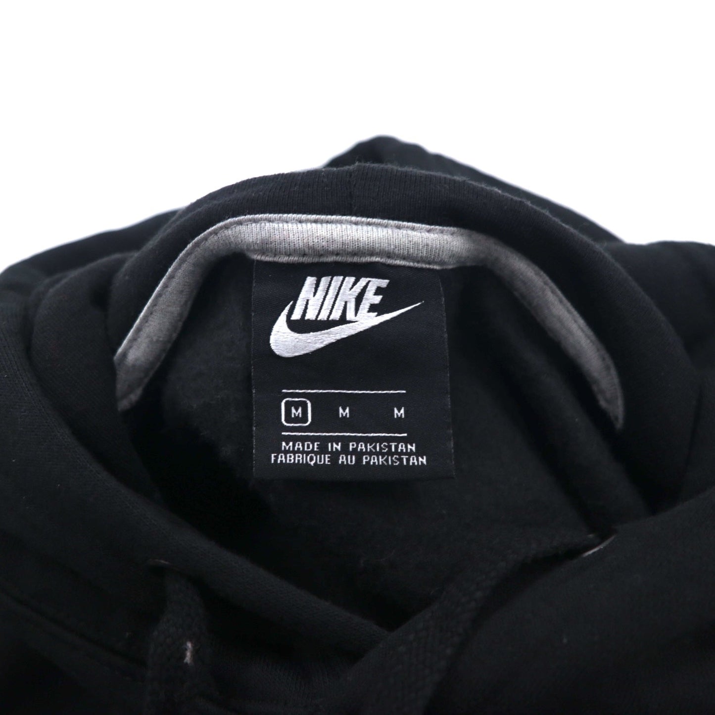 NIKE プルオーバー パーカー M ブラック JUST DO IT HOODIE 928717-451 パキスタン製