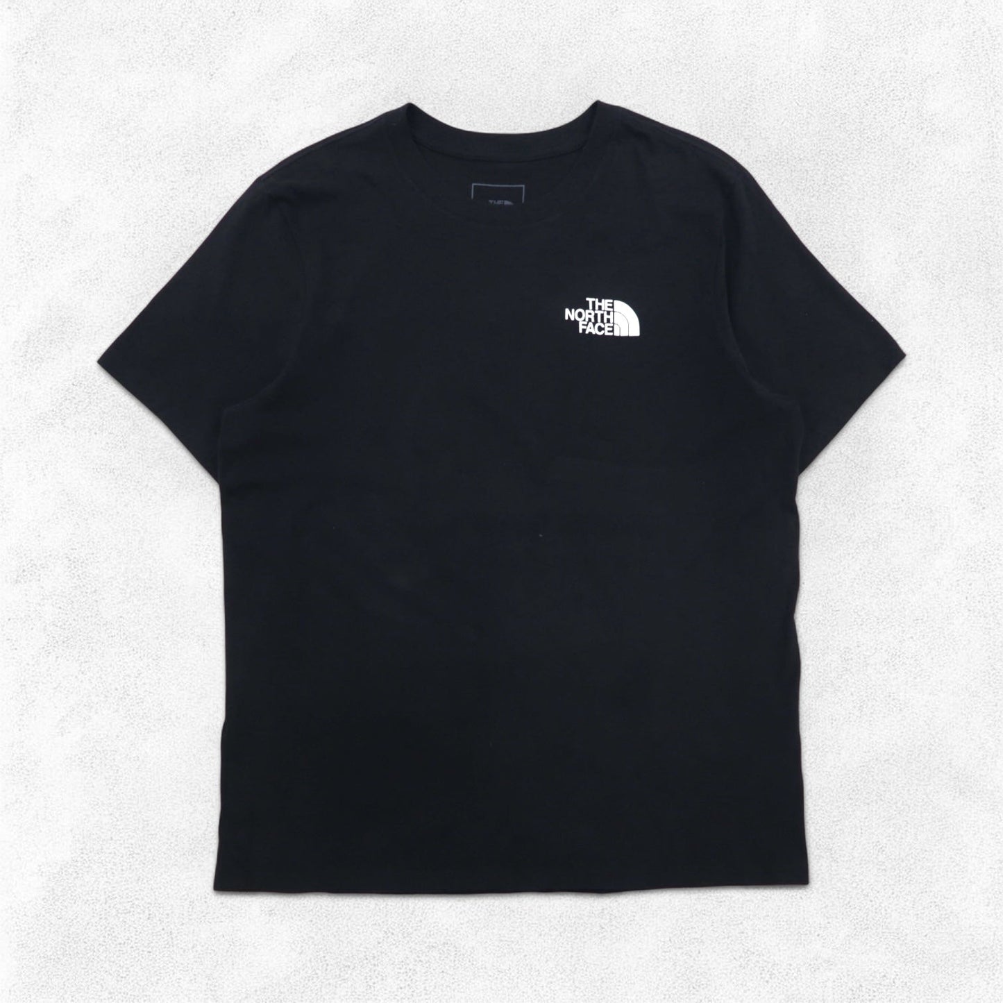 THE NORTH FACE Back Logo Print T-Shirt, Size L, Black, Cotton, US Standard