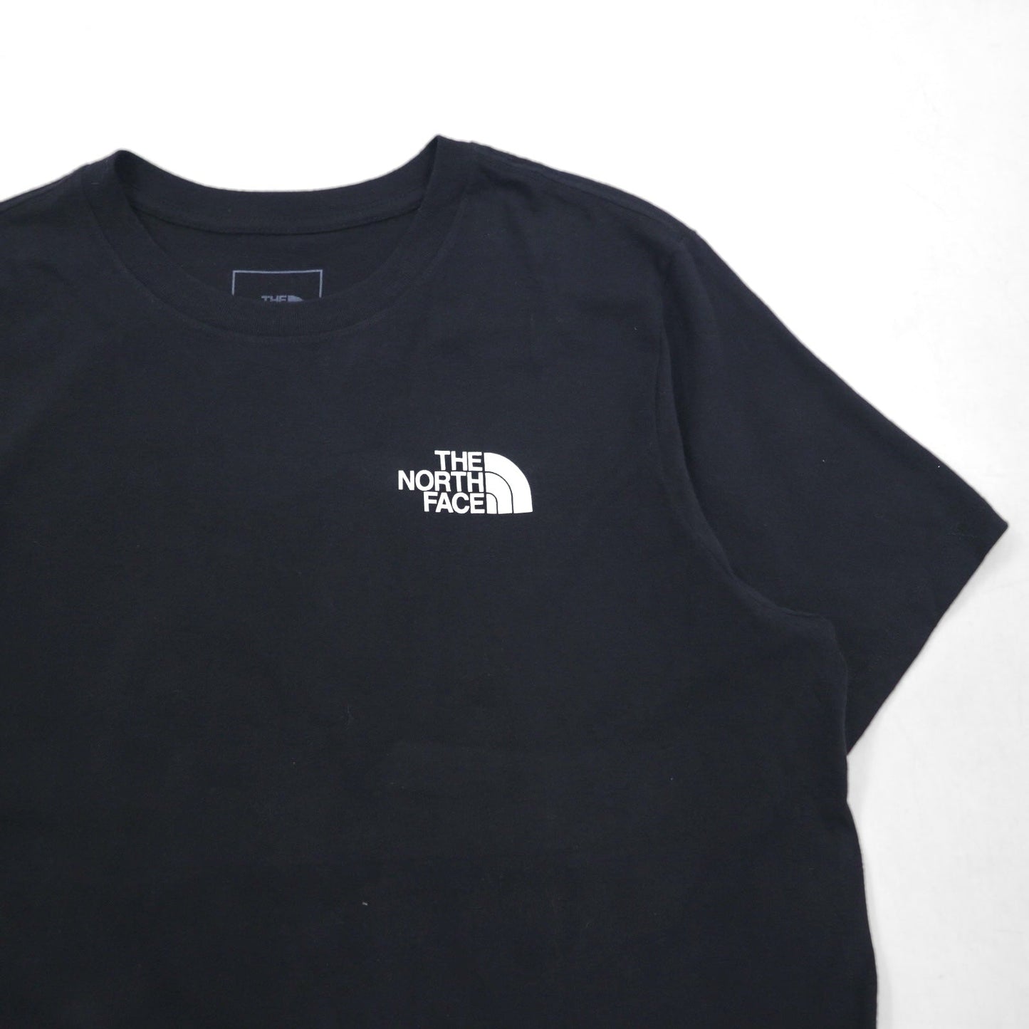 THE NORTH FACE Back Logo Print T-Shirt, Size L, Black, Cotton, US Standard