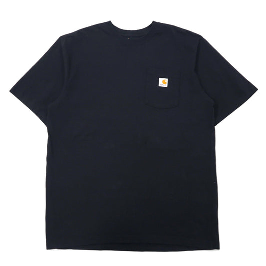 Carhartt Pocket T-Shirt, Pocket TL, Tall, Black, Cotton, Original Fit