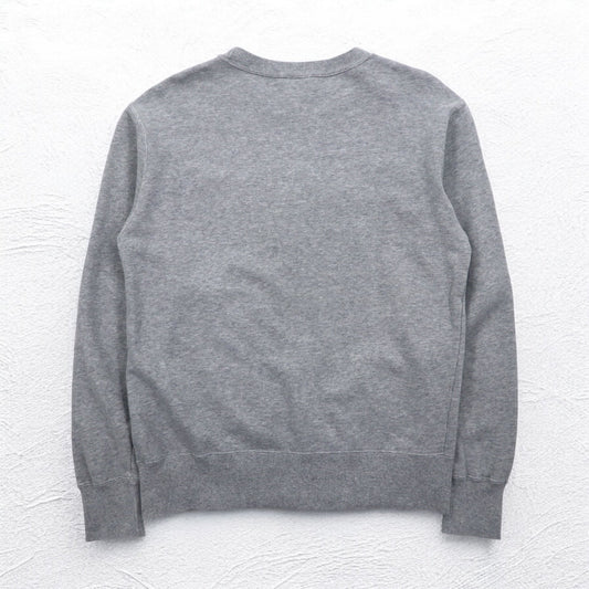 Champion クルーネック スウェット M グレー コットン ロゴプリント C3-H004