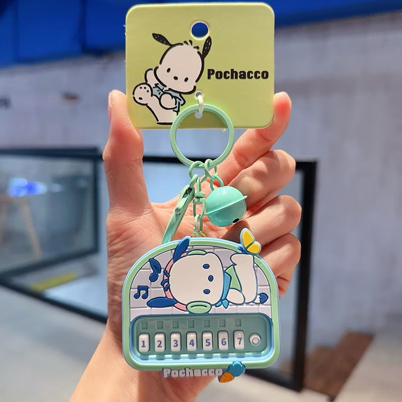 Sanrio Piano Number Keyring / サンリオ ピアノナンバーキーホルダー