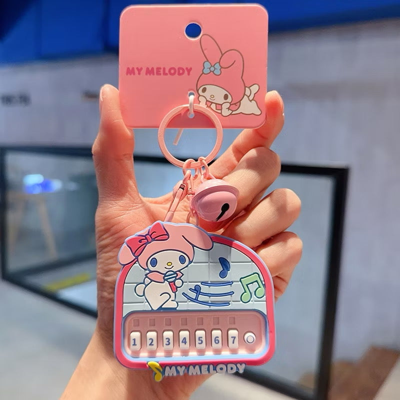Sanrio Piano Number Keyring / サンリオ ピアノナンバーキーホルダー