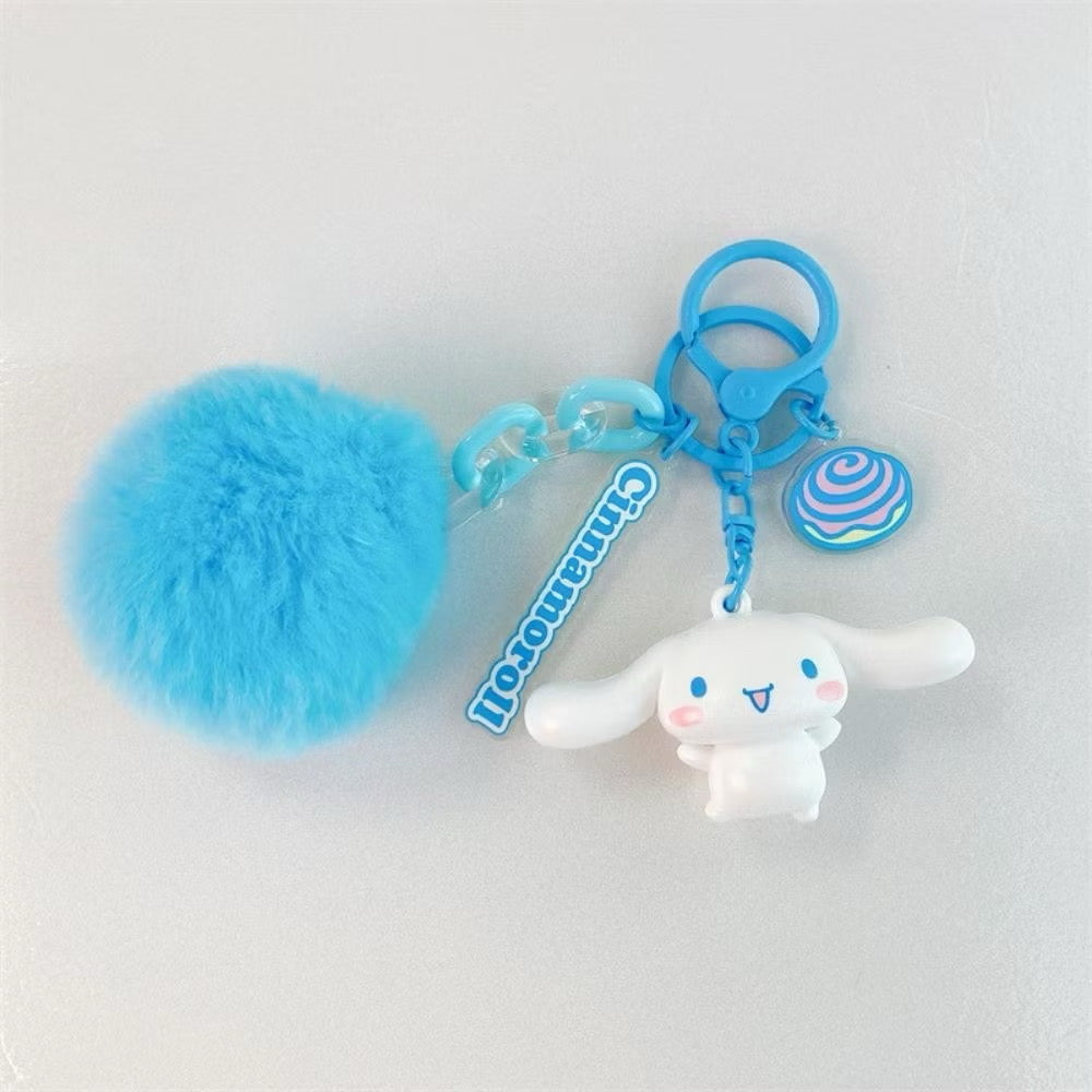 Sanrio Fur Keyring / サンリオファーキーホルダ