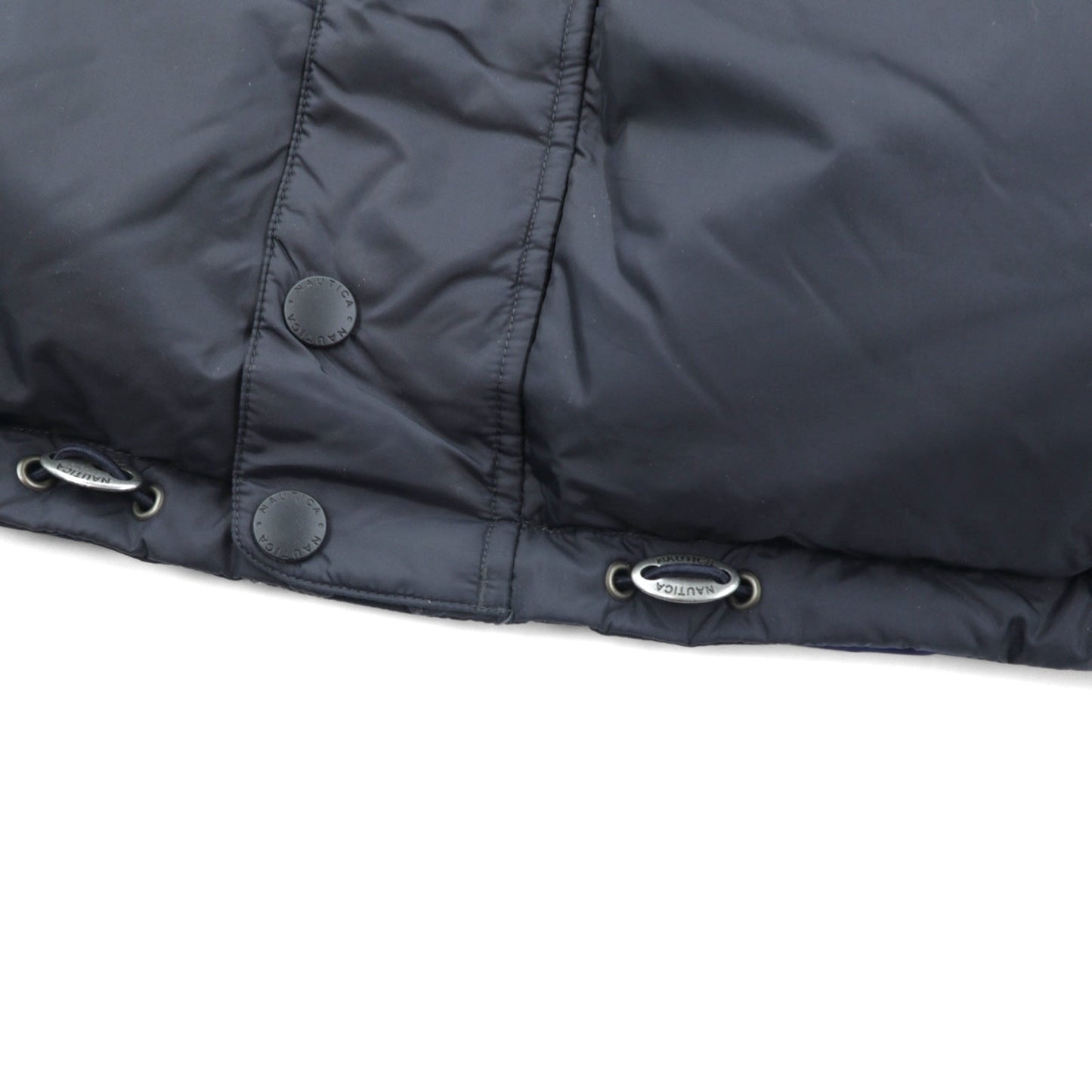NAUTICA リバーシブル ボリューム ダウンジャケット 2XL マルチカラー ドローコード フード収納