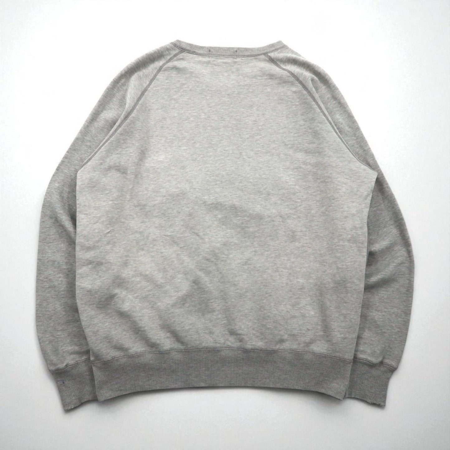 Polo Ralph Lauren 90年代 日本製 スウェット トレーナー L グレー コットン ダメージ加工