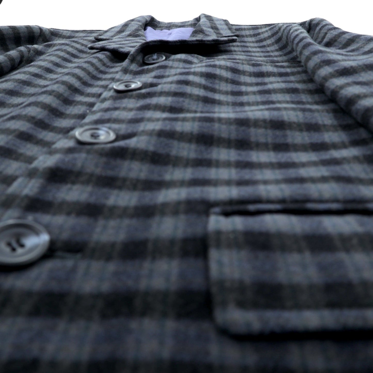 PAZZO 90年代 日本製 ヴィンテージ カシミア 4B テーラードジャケット ブレザー XL チェック Marcolana Wool and Cashmere