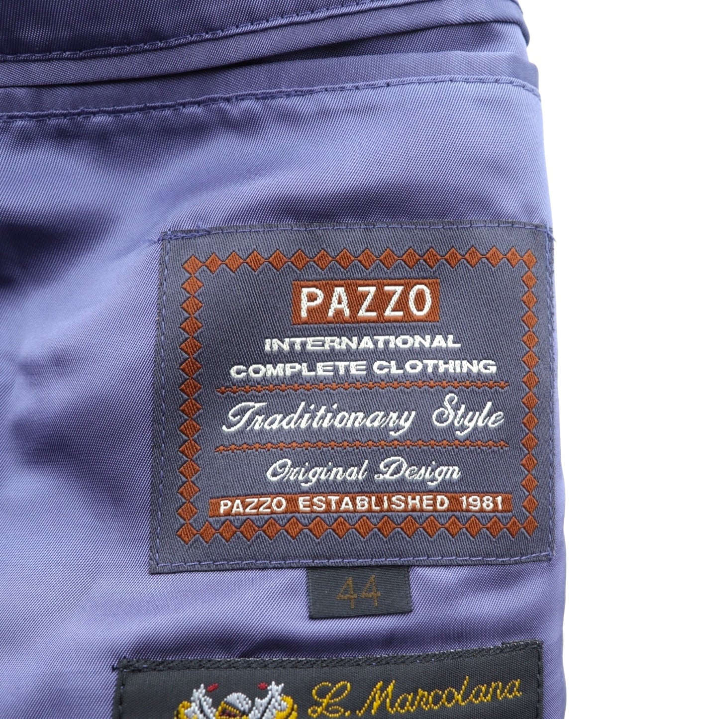 PAZZO 90年代 日本製 ヴィンテージ カシミア 4B テーラードジャケット ブレザー XL チェック Marcolana Wool and Cashmere
