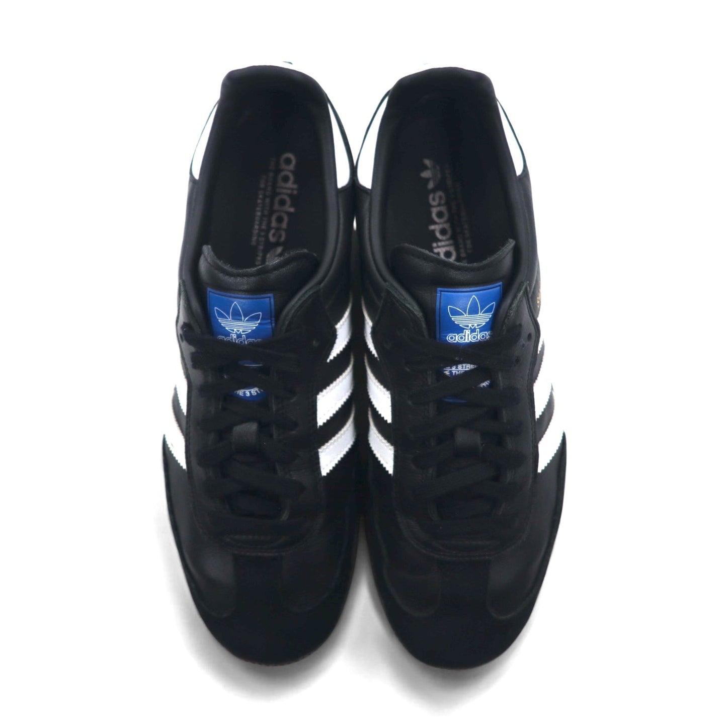 adidas Skateboarding Samba ADV Sneakers, Size 27cm, Core Black Leather with Gum Sole, GW3159