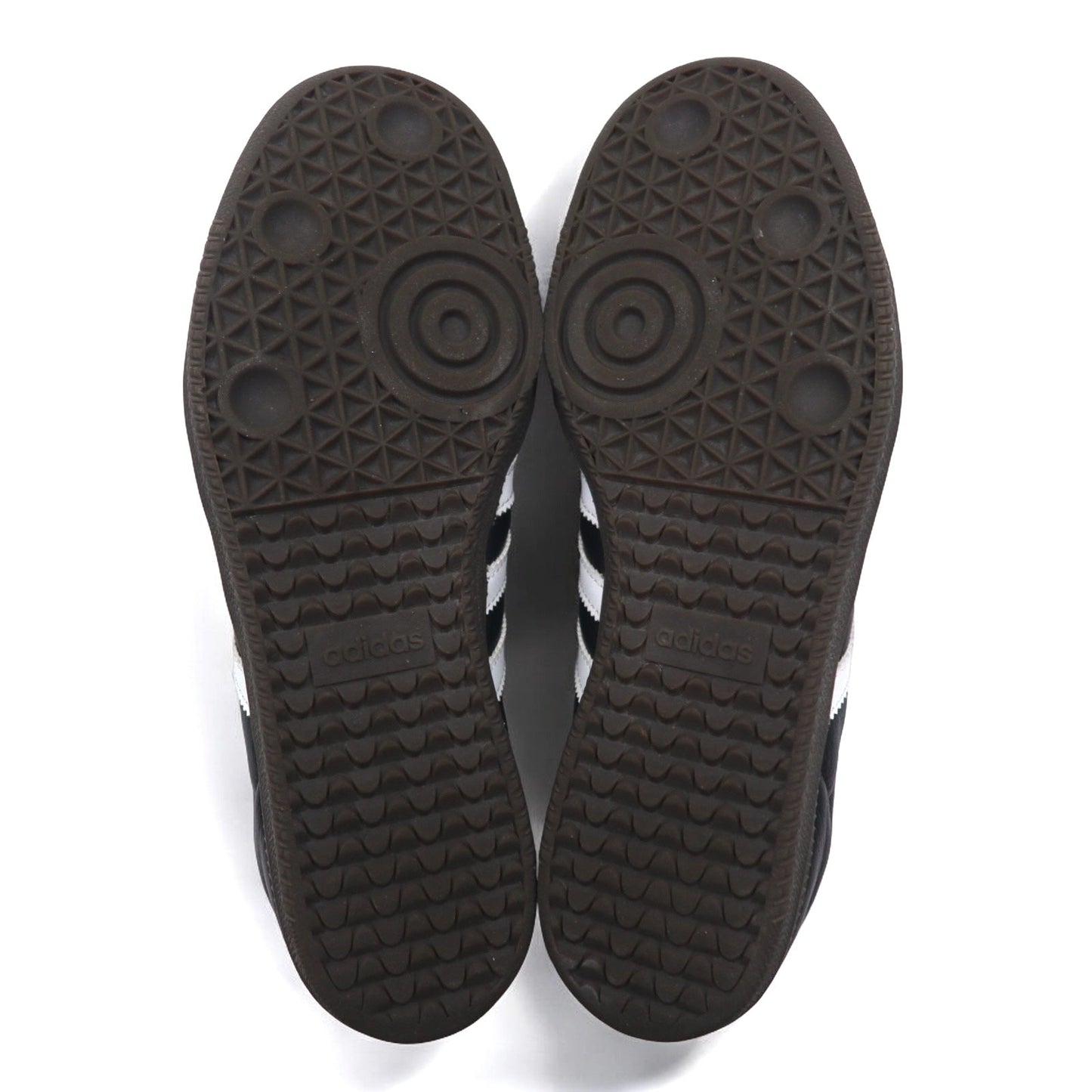 adidas Skateboarding Samba ADV Sneakers, Size 27cm, Core Black Leather with Gum Sole, GW3159