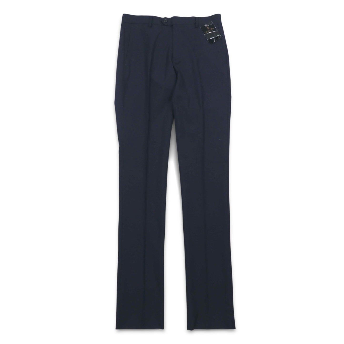 nano universe The 1st Floor Slim Stretch Slacks, Size M, Navy Stripe, NUF61LP0042H0, Unused