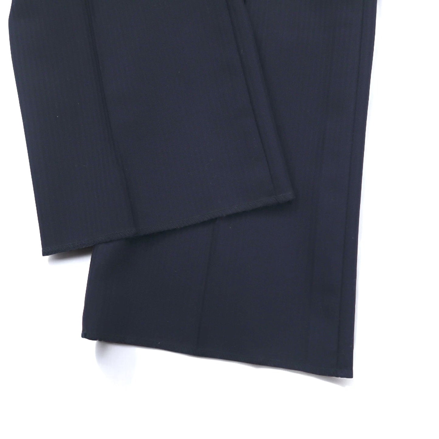 nano universe The 1st Floor Slim Stretch Slacks, Size M, Navy Stripe, NUF61LP0042H0, Unused