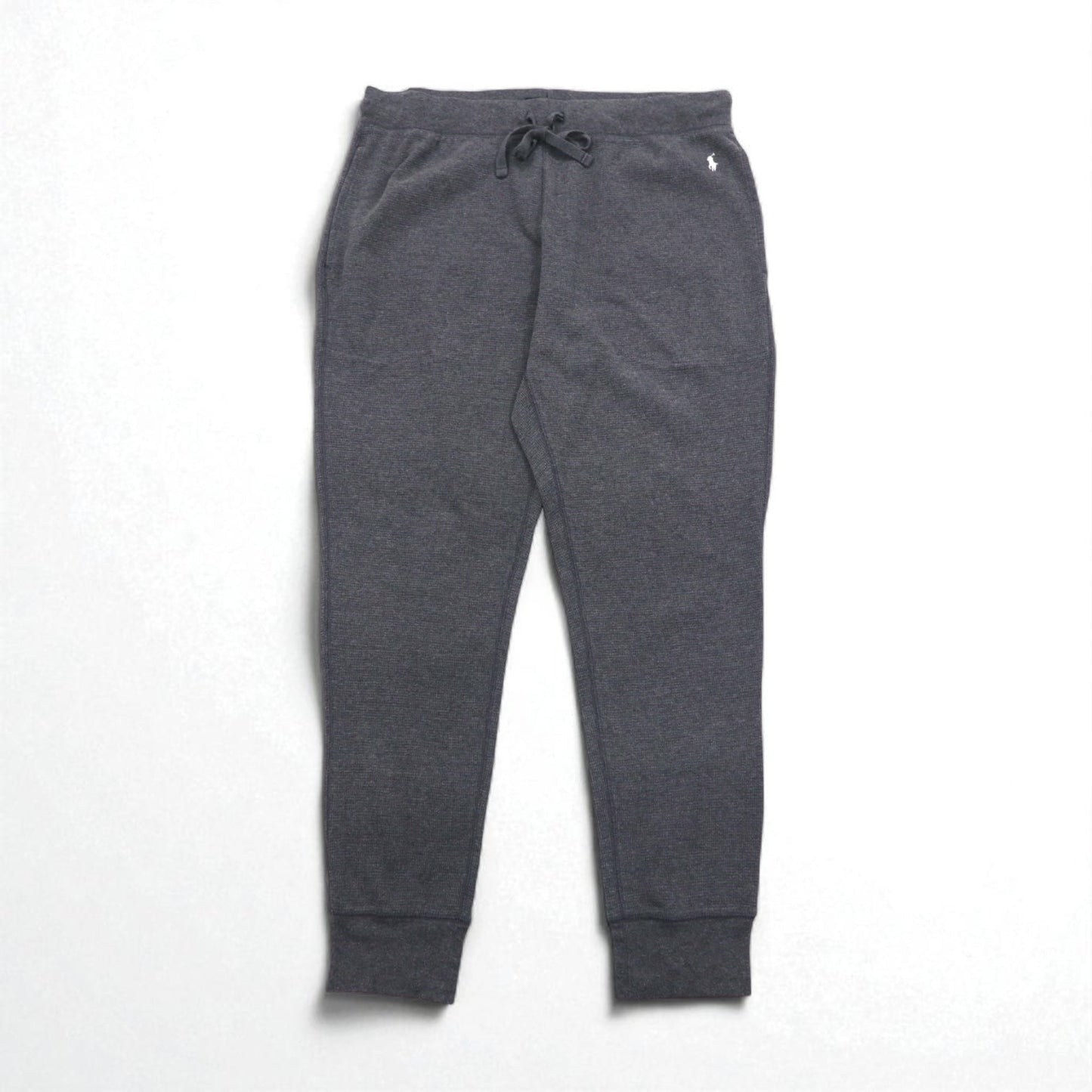 POLO RALPH LAUREN サーマル イージーパンツ ジョガーパンツ XL グレー スモールポニー刺繍 SLEEPWEAR